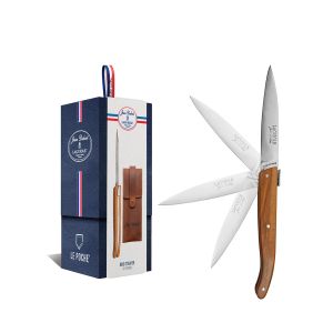 Laguiole Pocket Knife Le Poche Stand-up Olivewood + GBox NEW