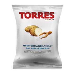 Torres Selecta Mediterranean SeaSalt Chips 150g  NEW