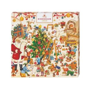 Niederegger Christmas Advent Calendar Elves workshop 168 g S
