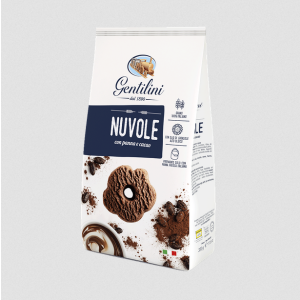 Gentilini Nuvolle cream and cocoa biscuits 330 g