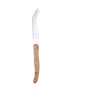 Laguiole SINGLE Cheese Knife OAK PEFC + sheath NEW