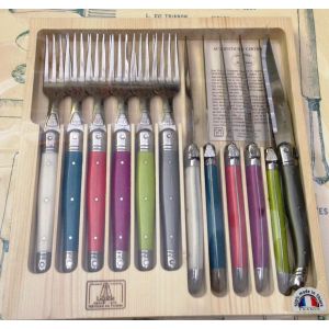 Laguiole 12 Knife & Fork Set VICTMIX STD 1.2 (NEW)