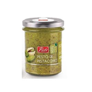 Pisti Pesto Pistachio 60% 200 g Jar SICILY ITALY