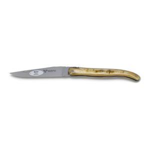LaguioleAUBRAC FoldgKnif12cm RAMHORN FulHndl