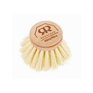 Redecker Dish Brush RPLC HEAD Hard Nat.4cm Dia.