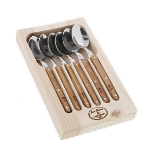 Laguiole 6 Tea Spoons OAK PEFC 1.2 OpenB L0060305PEF018 PCVD