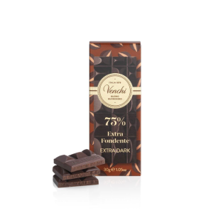 Venchi Bar Mini Dark 75% Chocolate bar 30 g NEW