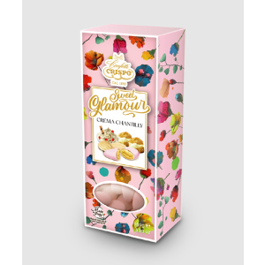 Crispo Sweet Glamour Cannolo flavor Almonds 150g Pink box