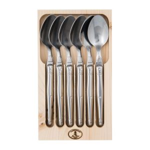 Laguiole 6 Table Spoons S/STEEL 15/10 Open Box