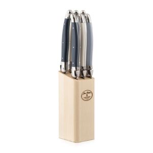 Laguiole 6 SteakKnife BLOCK ANGLE ATELIER BLUEKraft LF1.2NEW