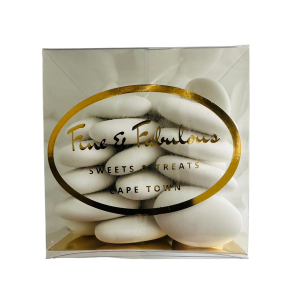 Sugared Chocolate WHITE 200 g ITALY Gift Cube 47 pieces