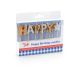 Tala Happy Birthday Candles Gold/Silver 