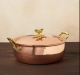 Ruffoni Historia Decor Copper Braiser With Lid 28cm