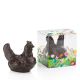 Venchi ZZ Easterdark chocolate hen 100 g