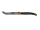 Laguiole SINGLE Cheese Knife BLACK BRASS Std Dubost France
