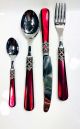 EME Italy Ginevra 24 Pce Colour Handle Cutlery Set 