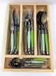 Laguiole Jean Dubost 24 Piece Set Robinson Mixed Colours *Made in France