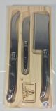 Laguiole 3 Pce Cheese Set TONIC COOL GREY STDF ECO