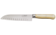 JDB 1920 CREAMAcryHandle Santoku Knife+Sheath