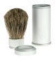 Redecker Shaving Brush TRAVEL Badger ALUM MUL