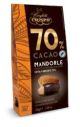 Crispo Choc 70% Almond Dark Choc Fondente 130 g box