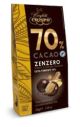 Crispo Choc 70% Ginger Dark Choc Fondente 130 g box