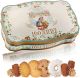 Virginia Pastries scalloped rectangular gift tin  200g 21-22