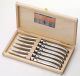 Laguiole LUX 6 Table Knives SSTEEL 2.5m LuxWdBox