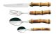 JDB Bamboo 4Pce Table Setting Loose MADE IN FRANCE MQ1 NEW