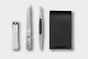 Kai Grooming Manicure Set 3 Pce S/S Black Nappa Case 