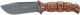FOX BLACK OutdoorTrackmasterKnife Pakkawood+Sheath 24.5cm