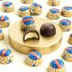 Venchi BULK  Cannolo Dark Choc 55 pc 17.6g per1 kg NEW