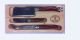 Laguiole 3 Piece Cheese Set With Red Iridescent Coloured Handle