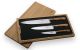 Laguiole en Aubrac 3 Piece Kitchen Knife Set Olivewood 