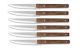 Comas ROSEWOOD 6 Steak Table Knives Gift Box non-serrated