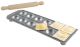 Eppic ravioli maker12 rd. holes 52x52 alum. rolling pin box