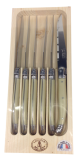 Laguiole 6 Steak Knives NATURAL IR1.2 OpenBox L0060014L23018