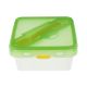 Tala Push & Push Square Food Container With Cutlery Set 