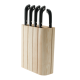 Legnoart REGATA 5pce POLOKnifeBlock LightAsh