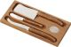 Laguiole 3 Pce Cheese Set OLIVEWOOD Beechwood MetalLogo GBox