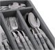 Laguiole 24 Pce Set MARBLE GREY StdF WoodTray WW