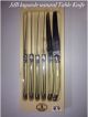 Laguiole 6 Table Knives ENGLI IVORY RNDTP 1.5