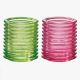 La Rochere BUZZ Set of 2 Tealights Colours 7.8cm Kiwi Raspberry