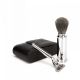 Muhle Travel Kit Razor+Brush Nickel Shiny Leather
