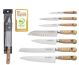 Jean Dubost 1920 Oak Handle Chefs Knife 20cm