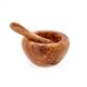 Fine & Fabulous Olivewood Pestle & Mortar 16 cm - Medium Size