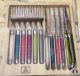 Laguiole 12 Piece Eco Cutlery Set Victoria Mix Natural Wood Tray
