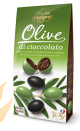 Crispo Eggs CHOC OLIVES BLACK AND GREEN,150g box